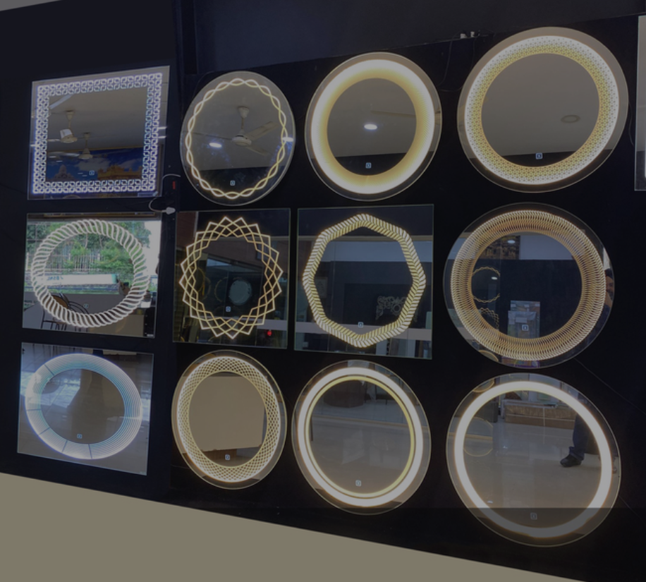 Custom LED Mirror With Inlay light design