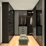 Italian Closet Design Black Closet Rods