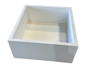 White Melamine Drawer Boxes Manufacturing