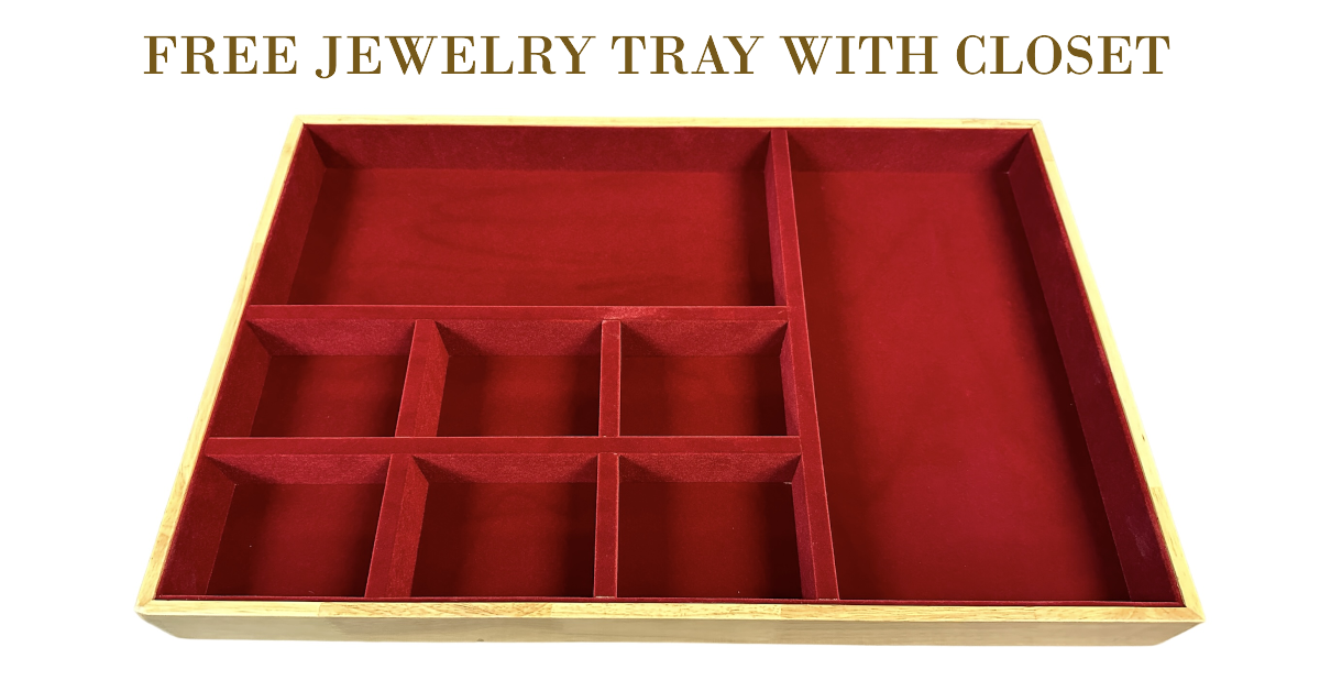 Closet Drawer Jewelry Tray