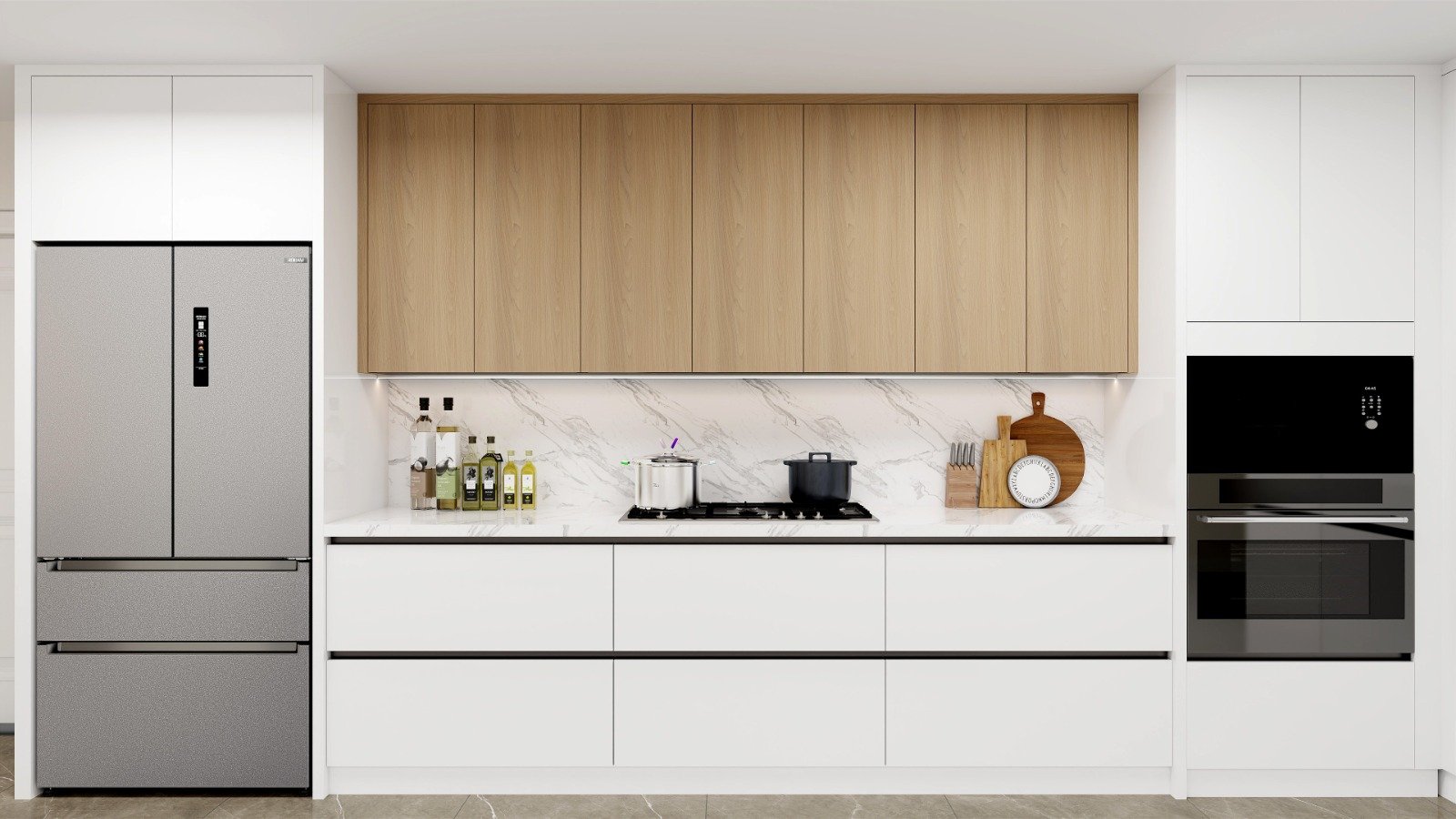 Kitchen Cabinets two tone design