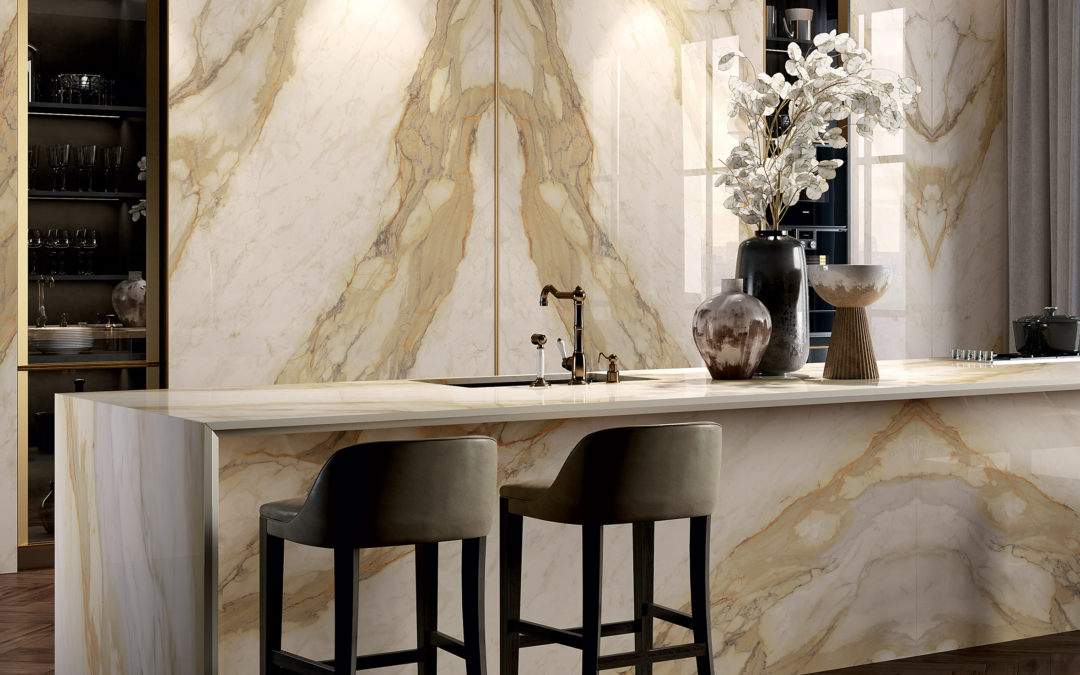 Bookmatched Porcelain Designs and Installation