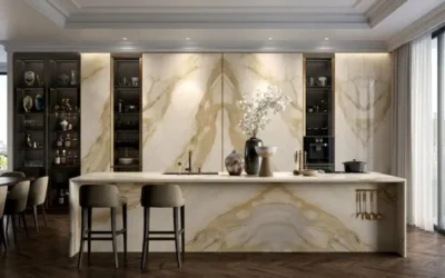 Bookmatched Porcelain Designs and Installation