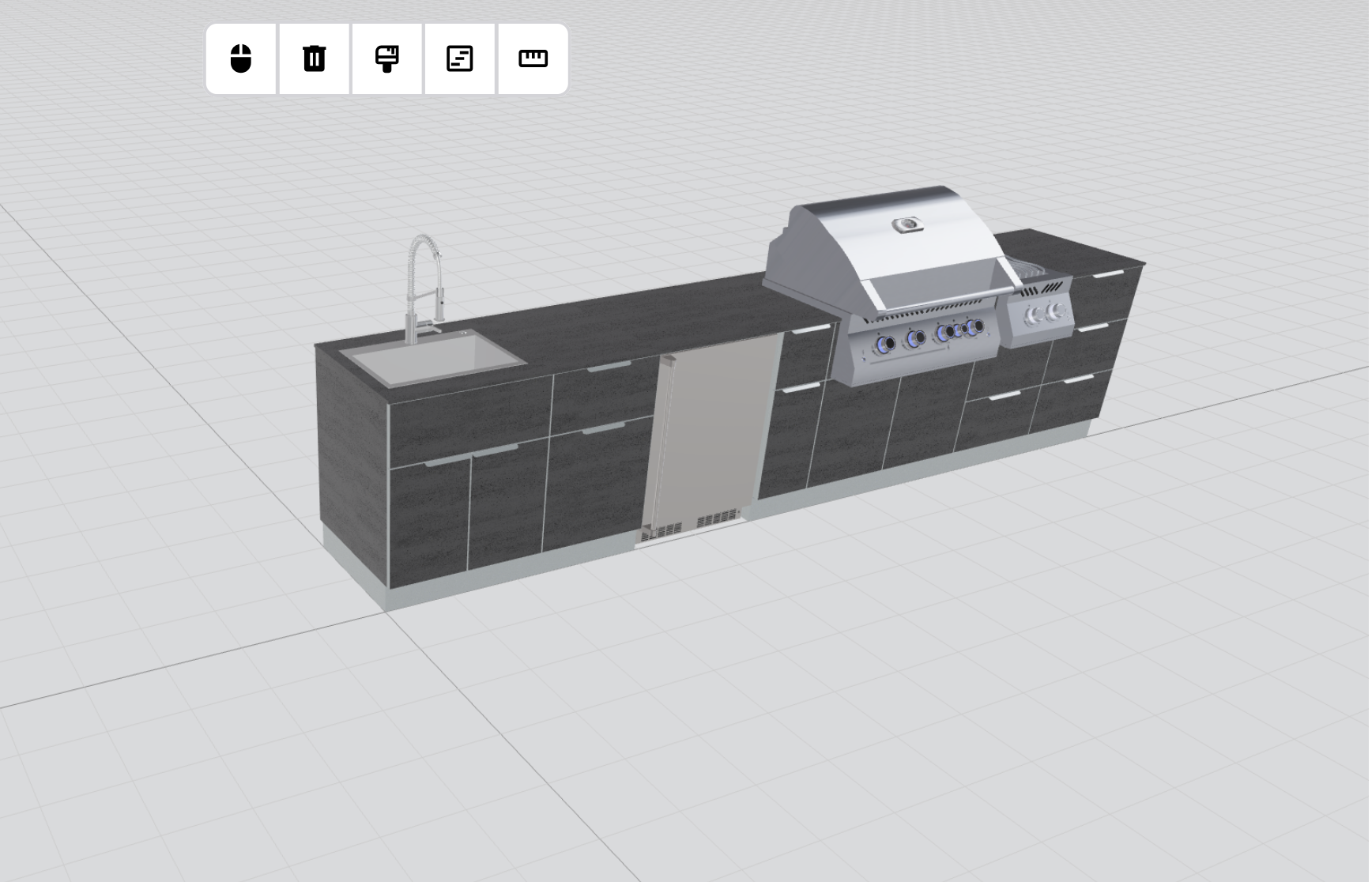Free 3D Design Outdoor Kitchen