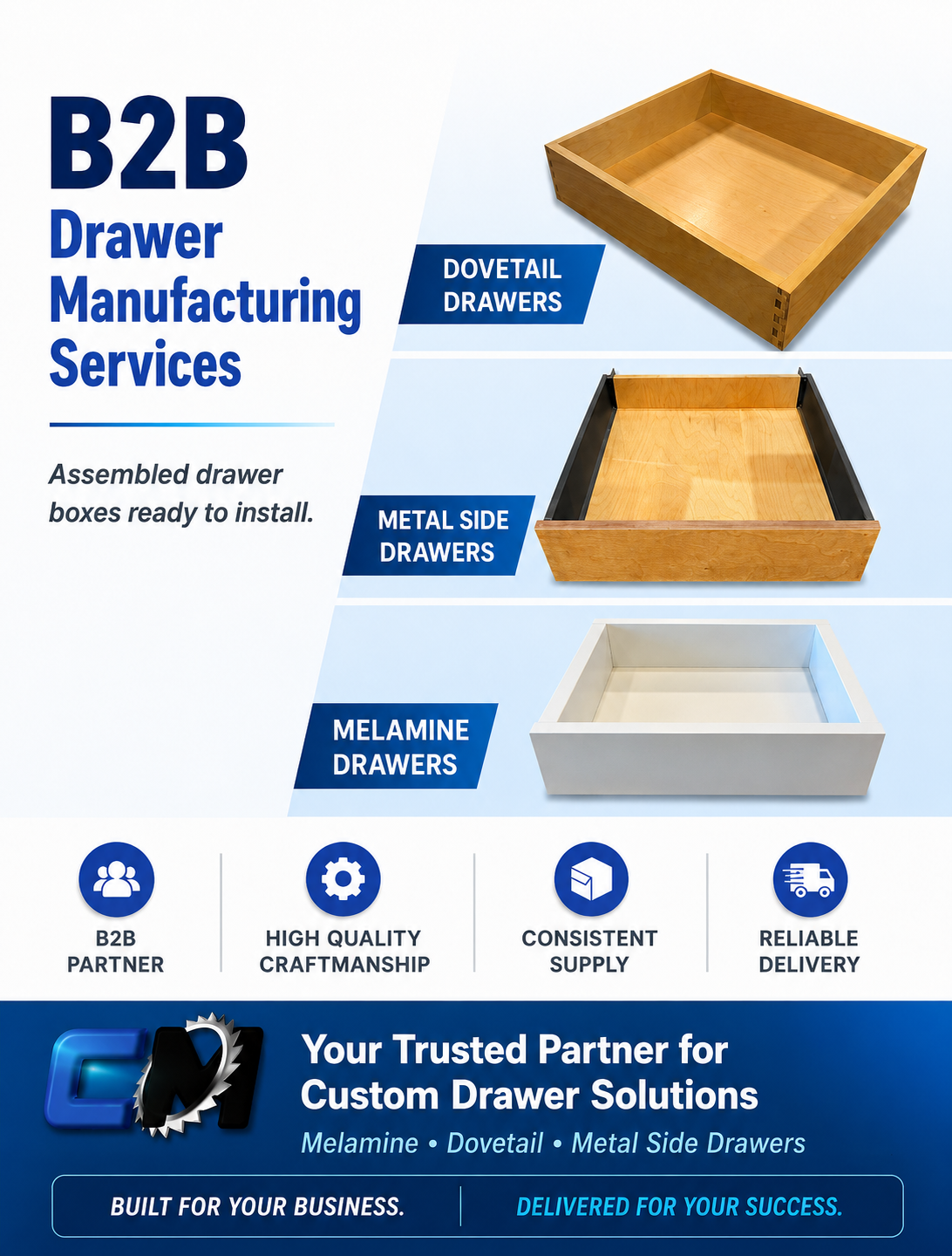B2B Drawer Manufacturer Pompano Beach FL B2B Drawer Manufacturer Pompano Beach FL