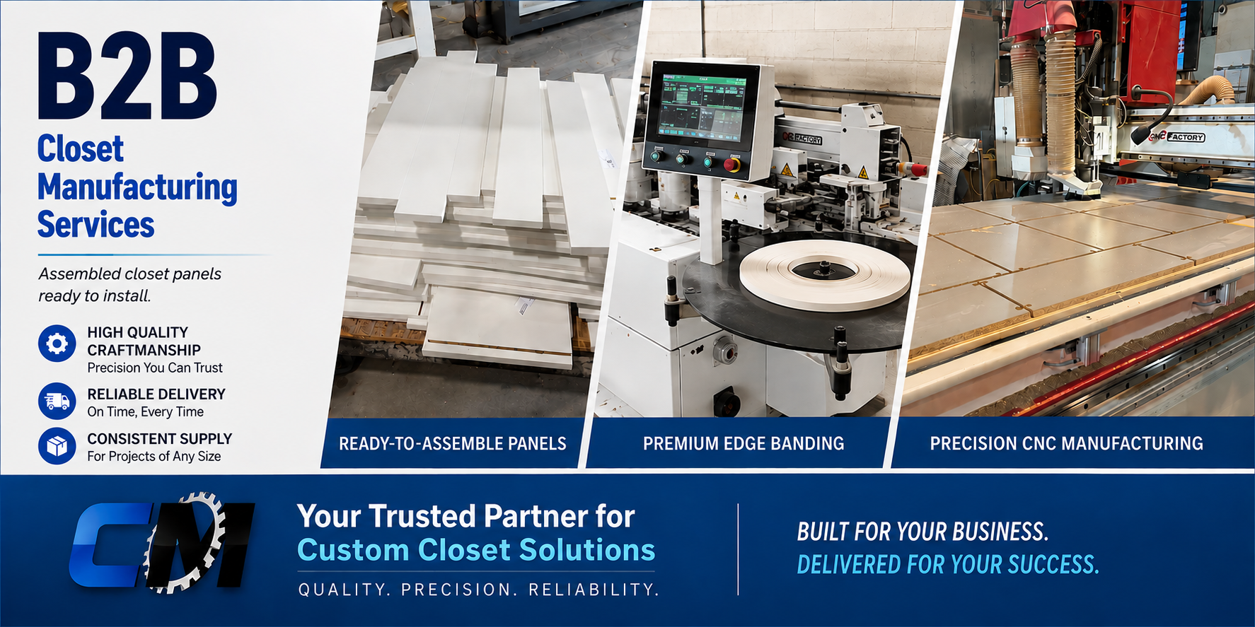 B2B Closet Manufacturing Services in Pompano Beach B2B Closet Manufacturing Services Pompano Beach, FL.