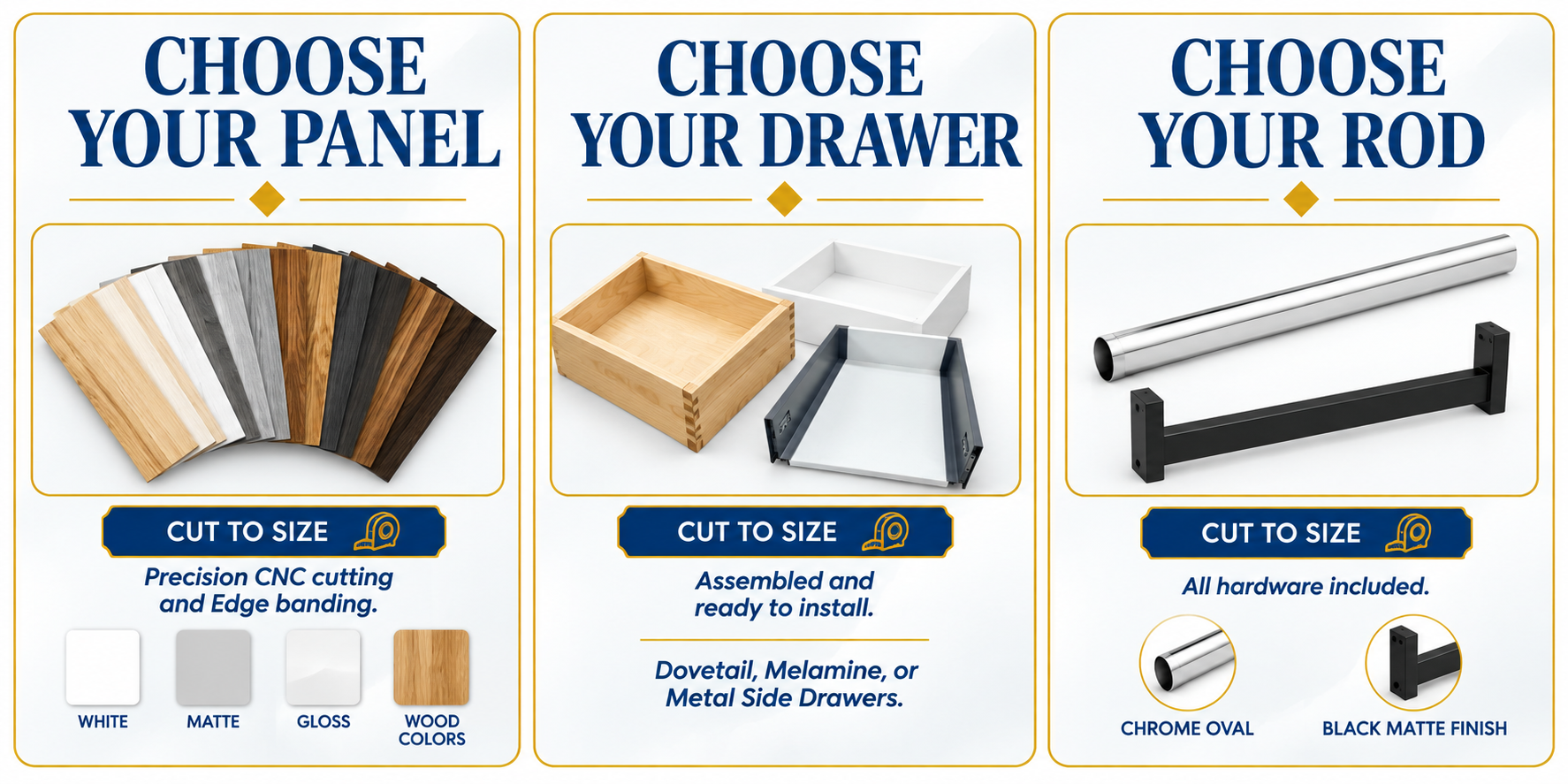 Choose your closet design options