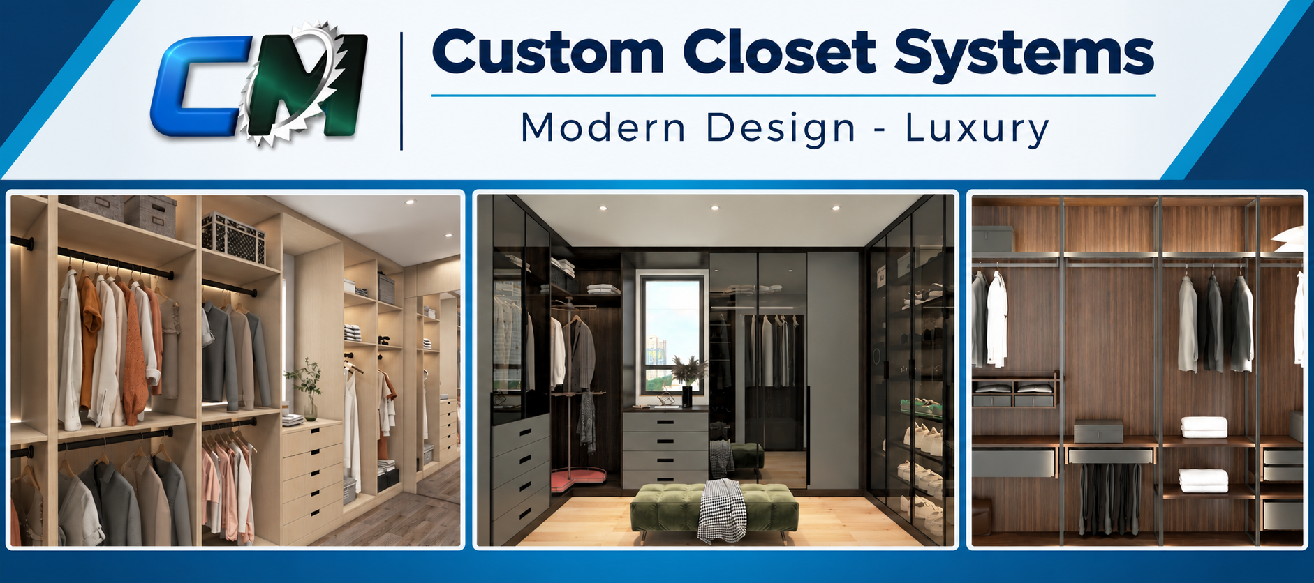 Custom Closet Systems by CM Pompano Beach FL