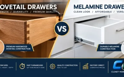 Dovetail vs Melamine Drawer Boxes: How to Choose